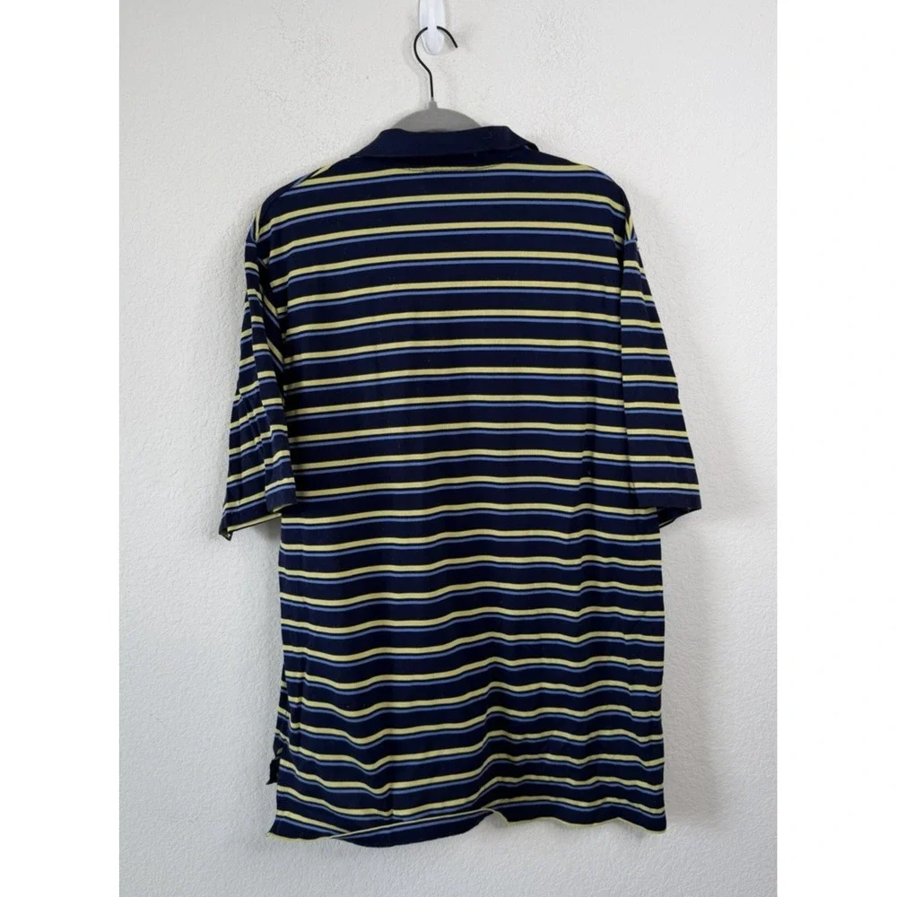 Polo Golf Ralph Lauren Men's Polo Shirt L Striped‎ Pima Cotton Preppy Old Money